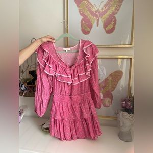 Love shack fancy dress floral pink (open to offers)